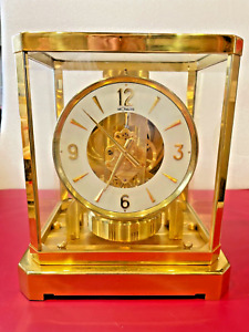 FULLY SERVICED 1970 JAEGER LECOULTRE 528 ATMOS CLOCK #210XXX TIME WORKING ONTIME