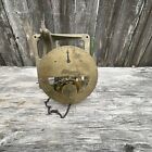 vintage unusual astronomical dial weight driven wall clock movement