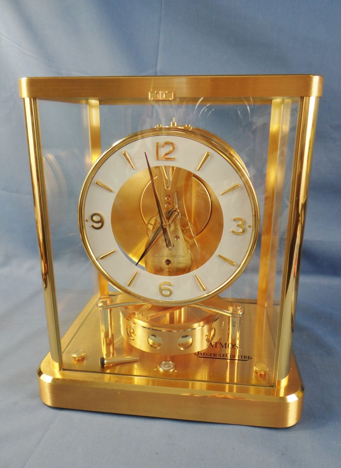 Lecoultre Atmos Clock 540 - Brass-Case Clock RUNNING c. 1992