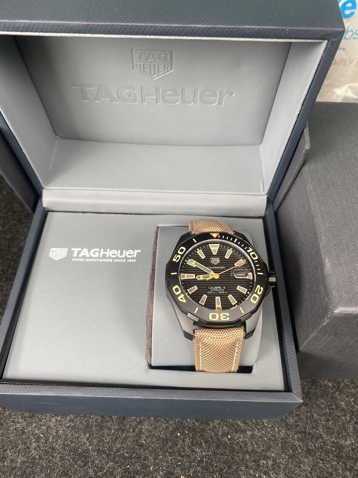 Tag Heuer Way208C.FC6383 Calibre 5 Automatic movement Titanium PVD Black Watch