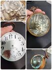 Antique Desk Clock; Tiffany, Big Ball, Circular Glass Year 1901 New York