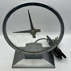 Jefferson EXCITING HOUR Mystery Clock Brushed Chrome Finish Very Rare For Repair