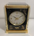 Beautiful! 1950's Jaeger LeCoultre Atmos Chinoiserie Marina 526-5 Clock-Working!