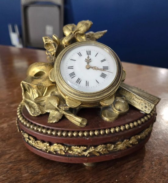 Rare F. Linke Desk Clock