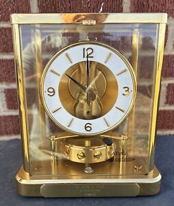 New ListingVintage Jaeger LeCoultre Atmos Swiss Clock (540) Mobil Oil For Repair Very Nice