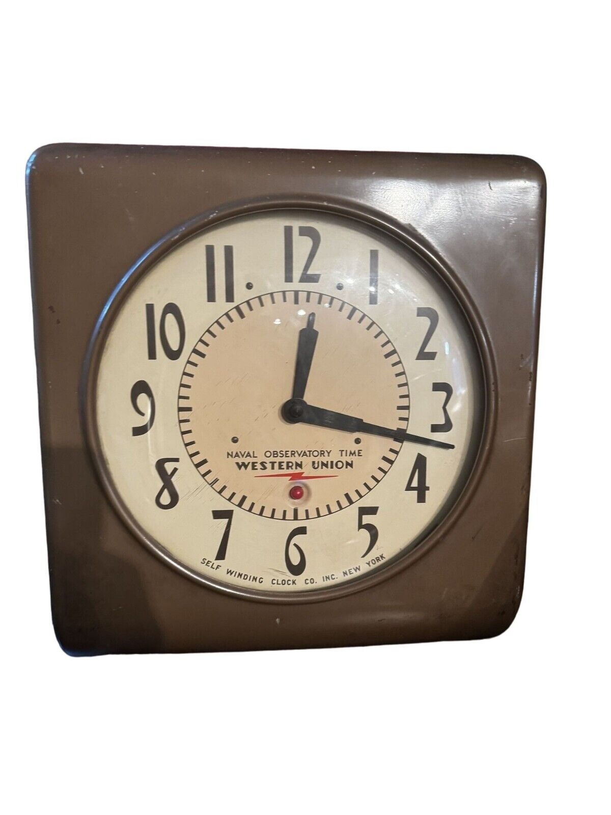 Western Union Naval Observatory Time Wall Clock