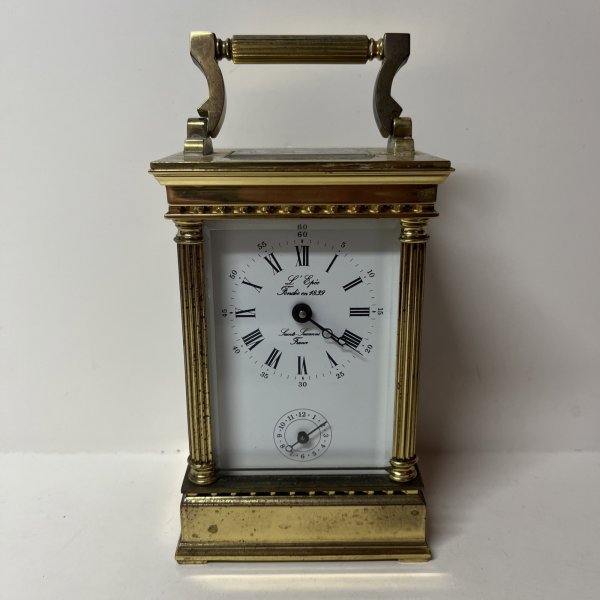 L'Epee Sainte Luxanne French Repeating Carriage Clock 1839 Works Great Condition