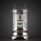 ?1904 ANTIQUE BRITISH STERLING 925 SILVER PLATO FLIP MYSTERY DESK CARRIAGE CLOCK