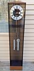 1980s Howard Miller George Nelson Designed Grandmothers Clock Running Time & Str