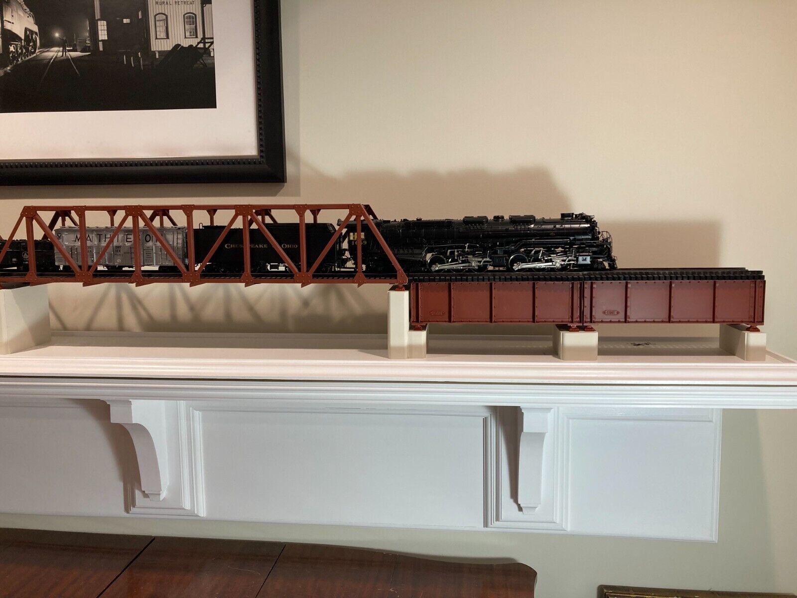 Precision Scale O-Scale Brass C&O Allegheny H-8 Locomotive