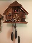 RARE VTG LG Romance Der Froehliche Wanderer Edelweiss Cuckoo Clock Germany 2708