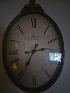 old fashioned Clock, Does Not Work. It's A Piece Of Art, Not For Telling Time