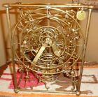 New ListingVintage 6 Man Clock by Kinetico Studios Gordon Bradt Hand Crafted Brass, Working