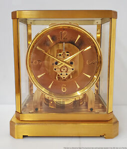 LeCoultre Atmos Perpetual Motion Barometric Mantel Clock Box Booklet Vintage