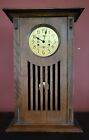 Stickley Arts and Crafts Mission Wooden Wedding Mantle Clock Chimes