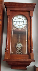Ridgeway Quarter Hour Westminster Chime Wall Clock 8-Day, Key-wind