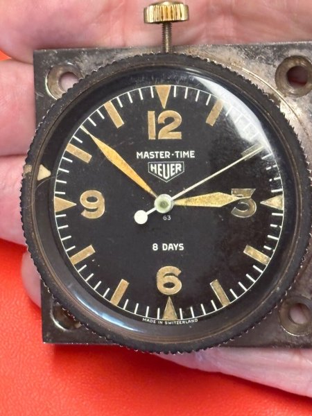 Master-Time HEUER. 8 day clock
