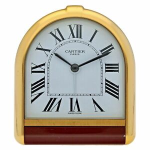 *** Cartier Tortue Alarm Clock - FULLY SERVICED / Fresh Battery ***