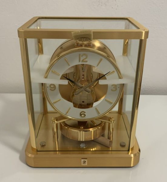 Beautiful New In Boxes! Serviced! 1987 Jaeger LeCoultre ATMOS 540 Clock- Working