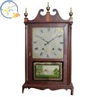 Antique Elisha Neal Pillar & Scroll  Mantel Clock with Samuel Terry Movement