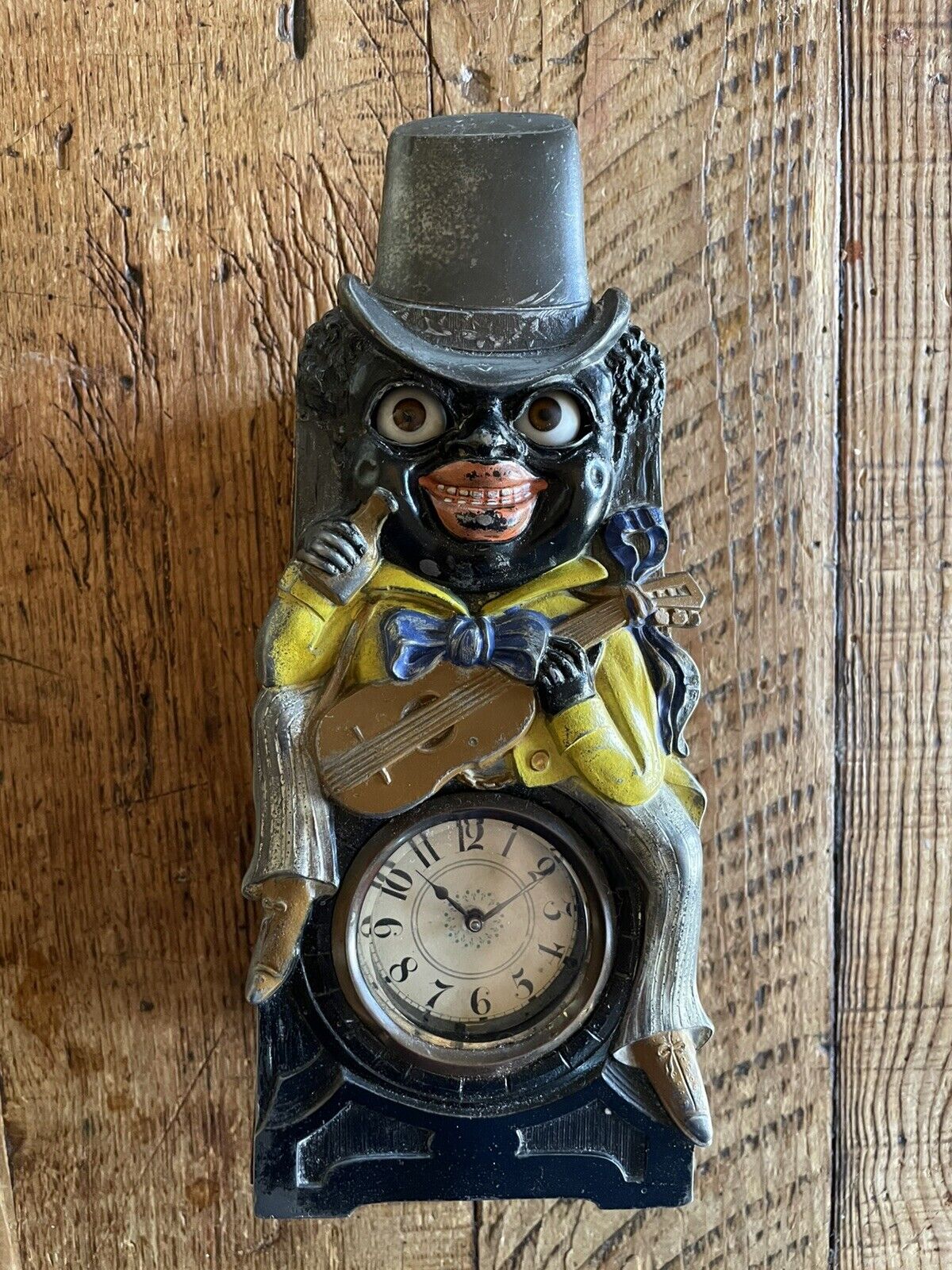 Rare Black Forest Augenwender Blinking Eye Clock