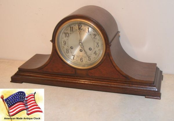 New ListingRARE RESTORED HERSCHEDE MODEL 10 1920 ANTIQUE CANTERBURY WESTMINSTER CHIME CLOCK
