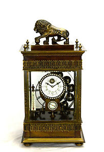 Mystery Ferris Wheel Gravity Ball Driven Bronze Regulator Clock - Never Wind It!