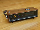Sony Flip Clock Black Light Alarm Vintage Radio Danish Style Restored