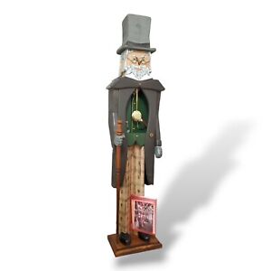 Robert Dulong Woodendipity Grandfather Clock Quarter Hour Chime With Press Photo