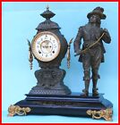 Ansonia DON JUAN Monumental Figure Clock -1890 - BEAUTIFUL