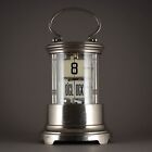 ? EXTREMELY RARE ALARM PLATO CLOCK C. 1905 GERMAN HAC ANTIQUE FLIP AUTOMATION NR