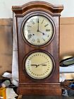 Seth Thomas Double Dial, Double Weighted Parlor Calendar No. 1; 8-Day, Strike