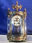 New ListingANTIQUE USA ANSONIA JUPITER BRONZE BRASS CRYSTAL REQULATOR STRIKE CLOCK