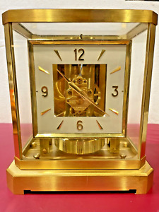 SERVICED 1970s LECOULTRE 528*GOLD BRASS* #212XXX SQUARE DIAL WORKING ONTIME