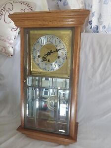 Ansonia Gold Medallion Triple Chime Wall Clock