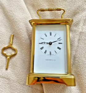 Vintage Matthew Norman #1754 Travel/Carriage Clock for Tiffany & Co. Swiss Made