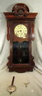Antique Original Seth Thomas 30" Panama Regulator Wall Clock With Key And Weight