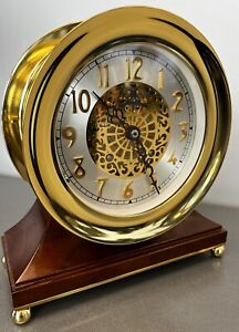 CHELSEA "CENTENNIAL" MANTLE CLOCK~RUNNING AND STRIKING~ORIG BOX AND ~NO RESERVE!