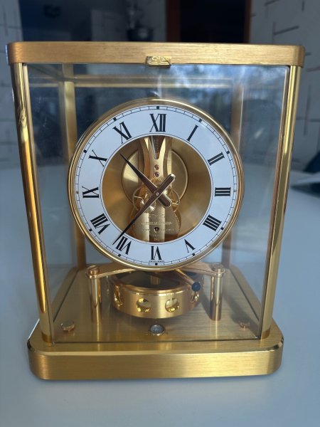 Atmos 540 Clock, Jaeger LeCoultre Atmos Clock RARE ROMAN NUMERAL DIAL