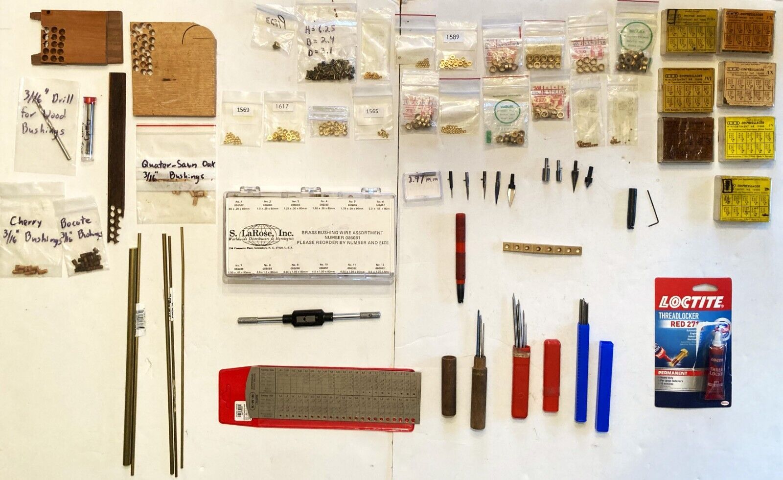 BUSHINGS AND BUSHING TOOLS FOR RESTORING BOTH BRASS AND WOOD MOVEMENT CLOCKS