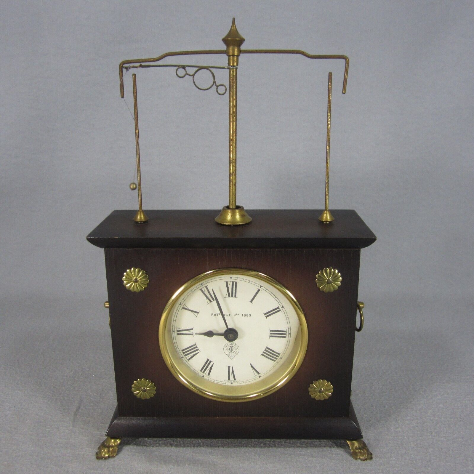 Horolovar Flying Pendulum Clock Animation Novelty Jerome & Co Ignatz Repro