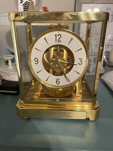 Jaeger LeCoultre Model 528-8 ATMOS 15 Jewel Mantel Clock. Running