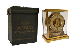 Antique 1956 Jaeger LeCoultre Atmos The Perpetual Clock Full Set w/ Original Box