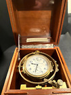 WWII Hamilton US Navy Marine Chronometer Model 22, 56 hour power indicator  1943