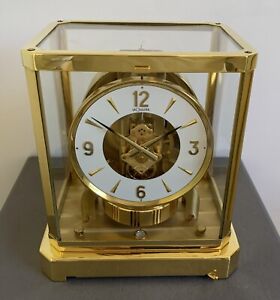 Beautiful-Mint! Serviced! 1971 Jaeger LeCoultre Atmos 528-8 Clock- Working!
