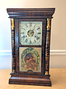 Antique Seth Thomas clock "Peach Harvest" Made in USA in 1857 - 1800's