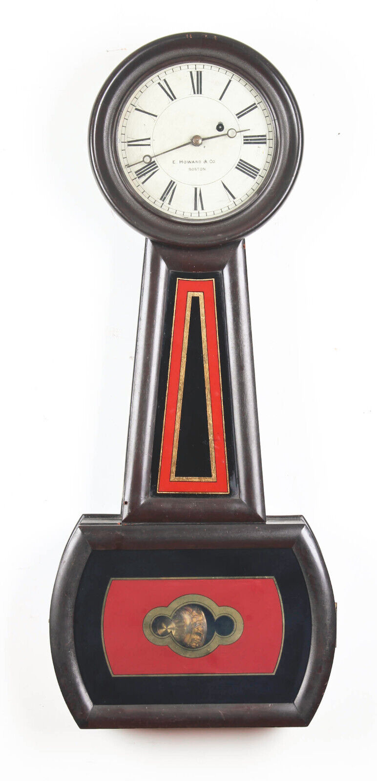 E. Howard & Co., Boston No. 3 weight driven banjo clock @ 1880 Original Rare!