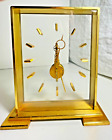 Rare Jaeger LeCoultre 8days inline table/desk clock #355. family gifted new 1957