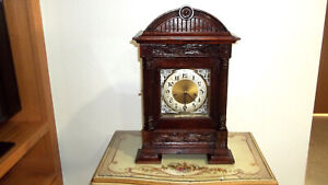 FULLY AND PROPERLY RESTORED JUNGHANS WESTMINSTER CHIME BRACKET CLOCK