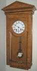 Antique Lenzkirch ca 1859 German Vienna Regulator clock, runs and chimes